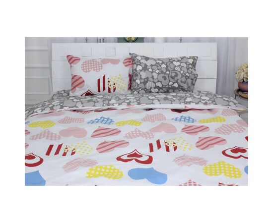 Постельное белье MirSon Бязь Ranforce Elite 17-0532 Bright hearts 143х210 (2200004665399)
