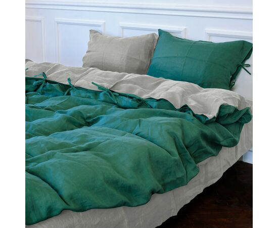 Постільна білизна MirSon Льон Green meadow 160х220 (2200005370896), зображення 11