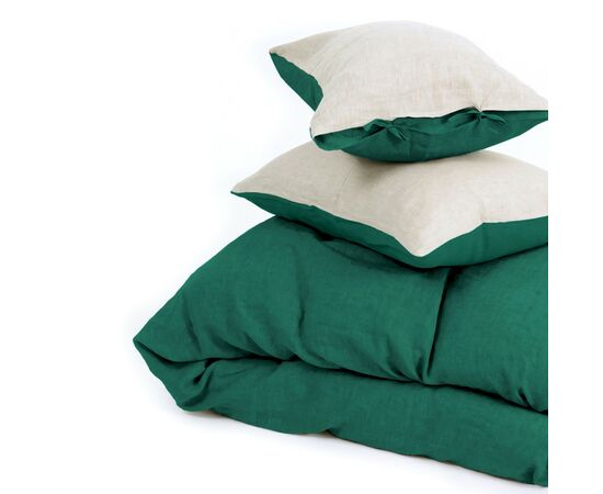 Постільна білизна MirSon Льон Green meadow 160х220 (2200005370896), зображення 6