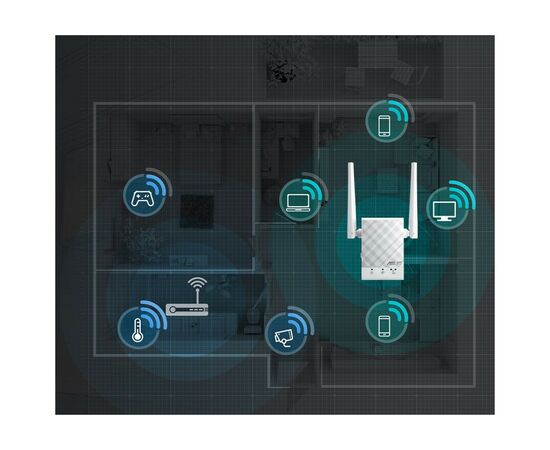 Ретранслятор ASUS RP-AC53 (RP-AC51), зображення 8 Ретранслятор ASUS RP-AC53 (RP-AC51), зображення 8