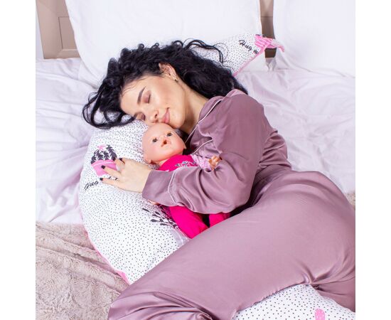 Подушка MirSon для беременных и кормления №8309 Print Line 17-0498 Magnificent Бязь 30х170х20 см (2200006200345), изображение 4 Подушка MirSon для беременных и кормления №8309 Print Line 17-0498 Magnificent Бязь 30х170х20 см (2200006200345), изображение 4