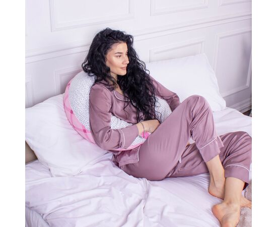 Подушка MirSon для беременных и кормления №8309 Print Line 17-0498 Magnificent Бязь 30х170х20 см (2200006200345), изображение 6 Подушка MirSon для беременных и кормления №8309 Print Line 17-0498 Magnificent Бязь 30х170х20 см (2200006200345), изображение 6