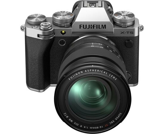 Цифровой фотоаппарат Fujifilm X-T5 + XF 16-80 F4 Kit Silver (16782600), изображение 4 Цифровой фотоаппарат Fujifilm X-T5 + XF 16-80 F4 Kit Silver (16782600), изображение 4