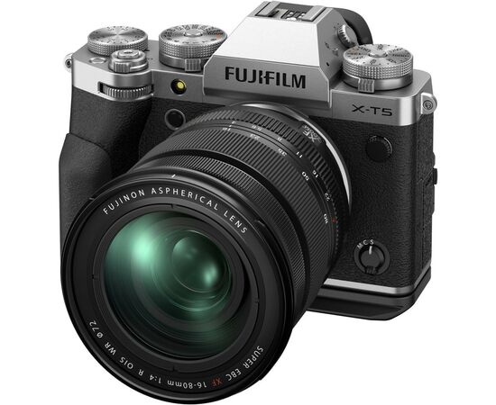 Цифровой фотоаппарат Fujifilm X-T5 + XF 16-80 F4 Kit Silver (16782600), изображение 6 Цифровой фотоаппарат Fujifilm X-T5 + XF 16-80 F4 Kit Silver (16782600), изображение 6