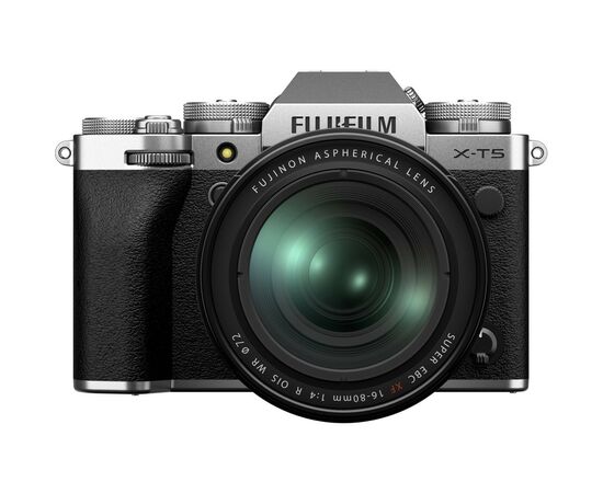 Цифровий фотоапарат Fujifilm X-T5 + XF 16-80 F4 Kit Silver (16782600)