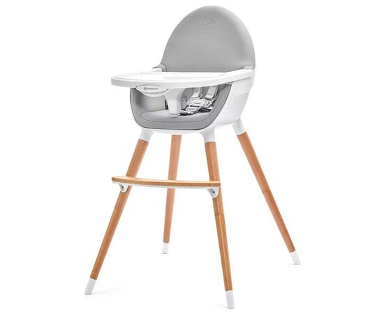 Стульчик для кормления Kinderkraft 2 в 1 Fini Gray (5902533902903)