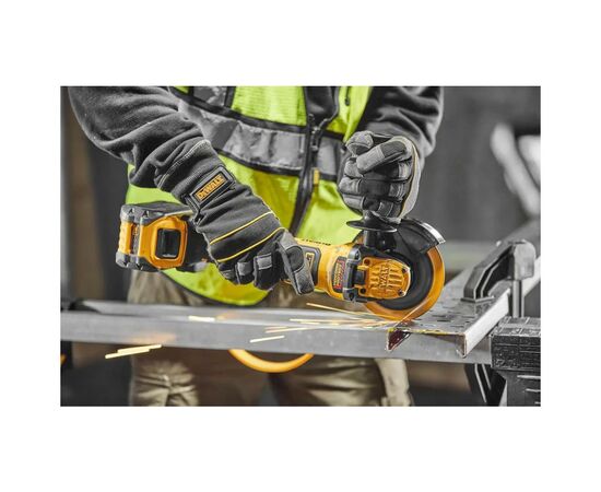 Шлифовальная машина DeWALT 18В XR Li-lon, 125 мм, 9000 об/мин, TSTAK (без АКБ и ЗУ) (DCG409NT), изображение 8 Шлифовальная машина DeWALT 18В XR Li-lon, 125 мм, 9000 об/мин, TSTAK (без АКБ и ЗУ) (DCG409NT), изображение 8