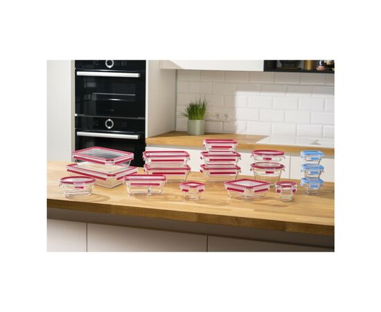 Харчовий контейнер Tefal Masterseal Glass Red 2 л (N1041110), зображення 4 Харчовий контейнер Tefal Masterseal Glass Red 2 л (N1041110), зображення 4