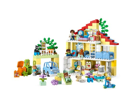 Конструктор LEGO DUPLO Сімейний будинок 3 в 1 218 деталей (10994), зображення 2 Конструктор LEGO DUPLO Сімейний будинок 3 в 1 218 деталей (10994), зображення 2