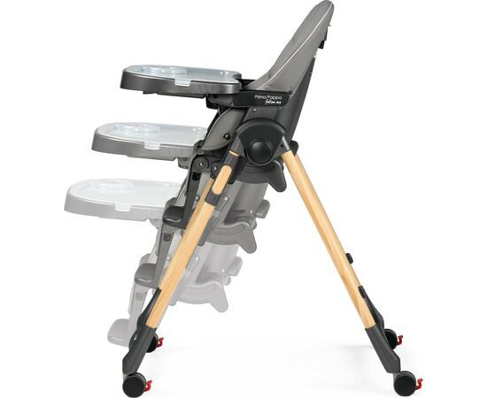 Стульчик для кормления Peg-Perego Prima Pappa Follow Me Amblance Ice премиум Серый (IH01000002BL73), изображение 5 Стульчик для кормления Peg-Perego Prima Pappa Follow Me Amblance Ice премиум Серый (IH01000002BL73), изображение 5
