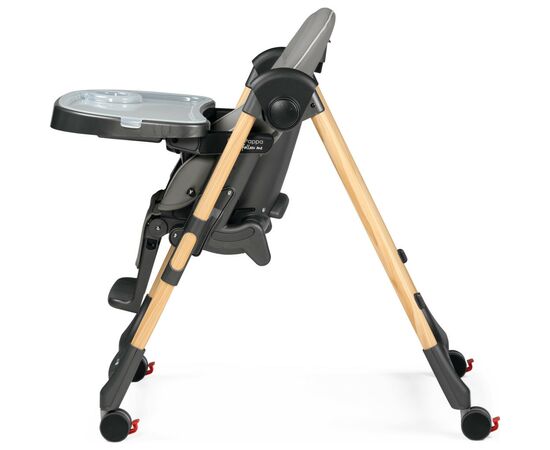 Стульчик для кормления Peg-Perego Prima Pappa Follow Me Amblance Ice премиум Серый (IH01000002BL73), изображение 7 Стульчик для кормления Peg-Perego Prima Pappa Follow Me Amblance Ice премиум Серый (IH01000002BL73), изображение 7