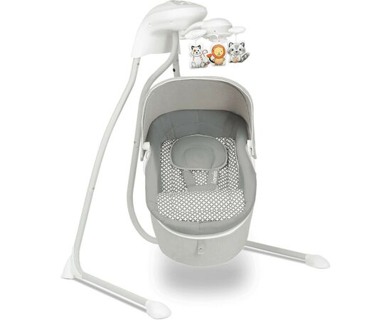 Кресло-качалка Lionelo Укачивающий центр Henny Grey Dove (LO-HENNY GREY DOVE), изображение 3