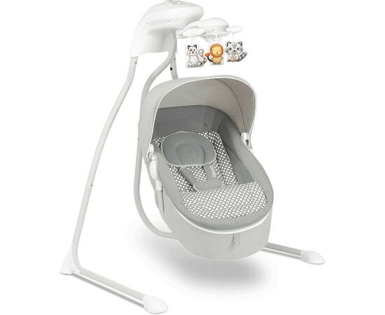 Кресло-качалка Lionelo Укачивающий центр Henny Grey Dove (LO-HENNY GREY DOVE), изображение 4