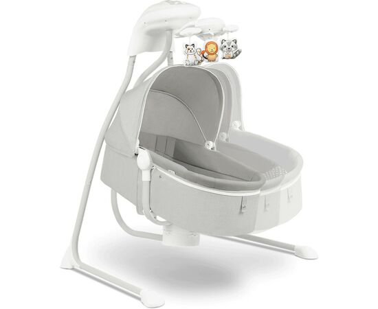 Кресло-качалка Lionelo Укачивающий центр Henny Grey Dove (LO-HENNY GREY DOVE), изображение 6