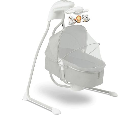 Кресло-качалка Lionelo Укачивающий центр Henny Grey Dove (LO-HENNY GREY DOVE), изображение 7