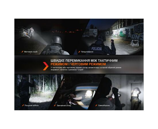 Фонарь Fenix TK20R UE Grey (TK20RUEgrey), изображение 9 Фонарь Fenix TK20R UE Grey (TK20RUEgrey), изображение 9