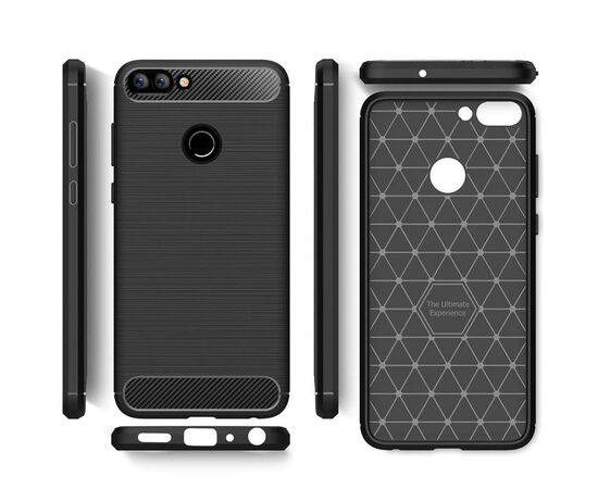 Чехол для моб. телефона Laudtec для Huawei Y7 Prime 2018 Carbon Fiber (Black) (LT-YP2018), изображение 2