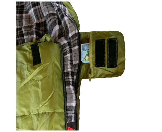 Спальный мешок Tramp Kingwood Long Olive/Grey R (UTRS-053L-R), изображение 5 Спальный мешок Tramp Kingwood Long Olive/Grey R (UTRS-053L-R), изображение 5