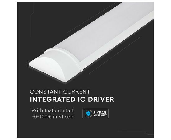 Светильник V-TAC LED 40W, SKU-666, Grill Fitting, 1200mm, 230V, 4000К (3800157632218), изображение 11 Светильник V-TAC LED 40W, SKU-666, Grill Fitting, 1200mm, 230V, 4000К (3800157632218), изображение 11