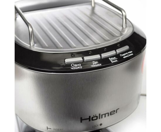 Рожковая кофеварка эспрессо Hölmer HCM-105, изображение 6 Рожковая кофеварка эспрессо Hölmer HCM-105, изображение 6