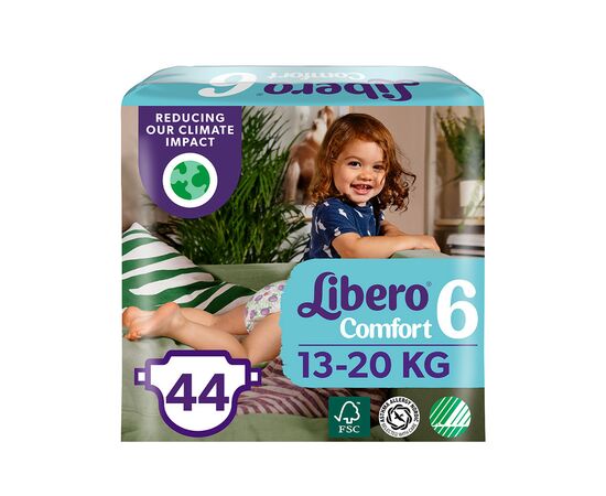 Подгузник Libero Comfort 6 13-20 кг 44 шт (7322541083926)