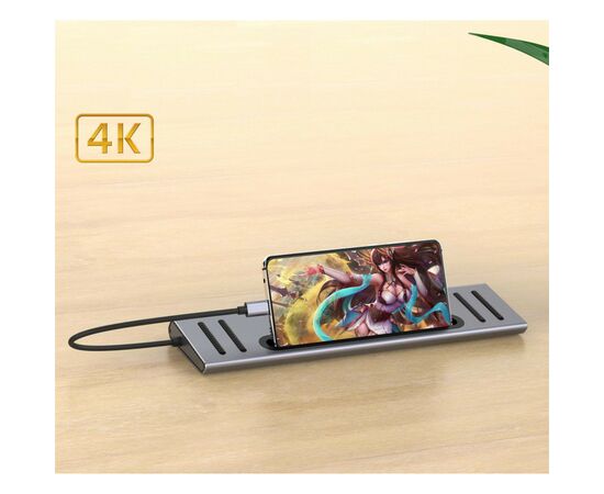 Концентратор XoKo USB-C 12 in 1 (XK-AС-1200), изображение 4 Концентратор XoKo USB-C 12 in 1 (XK-AС-1200), изображение 4