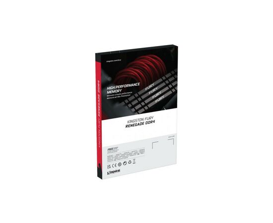 Модуль памяти для компьютера DDR4 32GB 3200 MHz Renegade Black Kingston Fury (ex.HyperX) (KF432C16RB/32), изображение 6 Модуль памяти для компьютера DDR4 32GB 3200 MHz Renegade Black Kingston Fury (ex.HyperX) (KF432C16RB/32), изображение 6