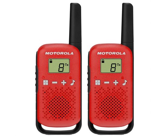 Портативная рация Motorola TALKABOUT T42 Red Twin Pack (B4P00811RDKMAW), изображение 2 Портативная рация Motorola TALKABOUT T42 Red Twin Pack (B4P00811RDKMAW), изображение 2