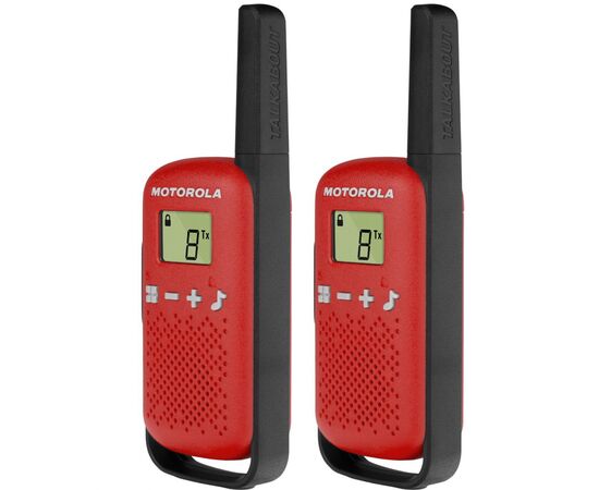 Портативная рация Motorola TALKABOUT T42 Red Twin Pack (B4P00811RDKMAW), изображение 3 Портативная рация Motorola TALKABOUT T42 Red Twin Pack (B4P00811RDKMAW), изображение 3