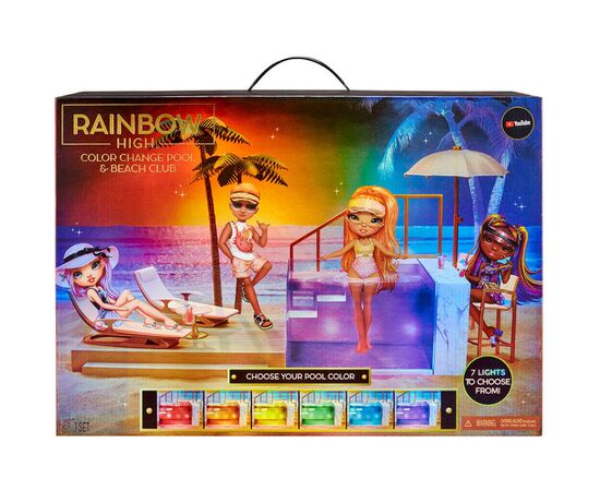 Игровой набор Rainbow High для кукол серии Pacific Coast- Вечеринка у бассейна (578475), изображение 12