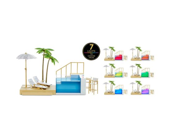 Игровой набор Rainbow High для кукол серии Pacific Coast- Вечеринка у бассейна (578475), изображение 2