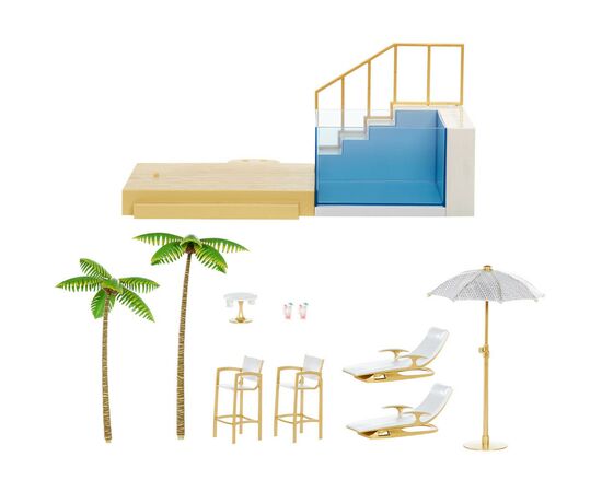 Игровой набор Rainbow High для кукол серии Pacific Coast- Вечеринка у бассейна (578475), изображение 4