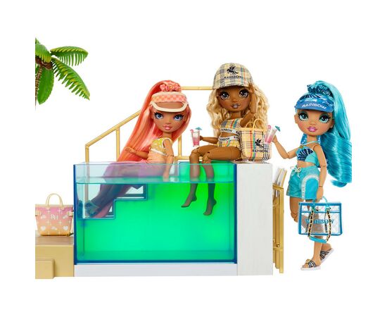 Игровой набор Rainbow High для кукол серии Pacific Coast- Вечеринка у бассейна (578475), изображение 9