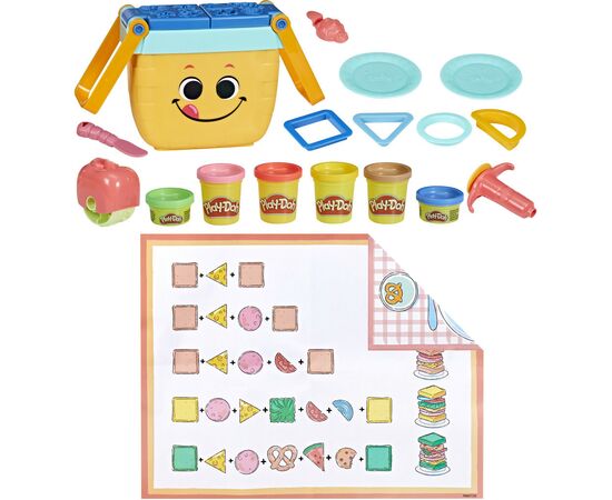 Набор для творчества Hasbro Play-Doh Пикник (F6916), изображение 2 Набор для творчества Hasbro Play-Doh Пикник (F6916), изображение 2