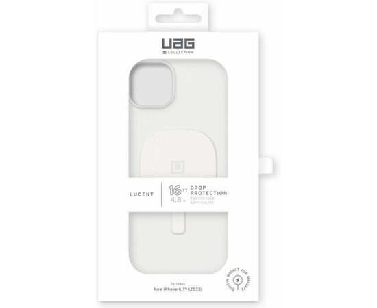 Чехол для моб. телефона Uag [U] Apple iPhone 14 Plus Lucent 2.0 Magsafe, Marshmallow (114077313535), изображение 11