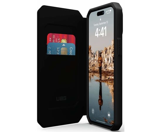 Чохол до моб. телефона Uag Apple iPhone 14 Pro Max Metropolis, Kevlar Black (114047113940), зображення 10 Чохол до моб. телефона Uag Apple iPhone 14 Pro Max Metropolis, Kevlar Black (114047113940), зображення 10