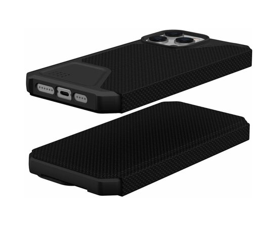 Чохол до моб. телефона Uag Apple iPhone 14 Pro Max Metropolis, Kevlar Black (114047113940), зображення 9 Чохол до моб. телефона Uag Apple iPhone 14 Pro Max Metropolis, Kevlar Black (114047113940), зображення 9