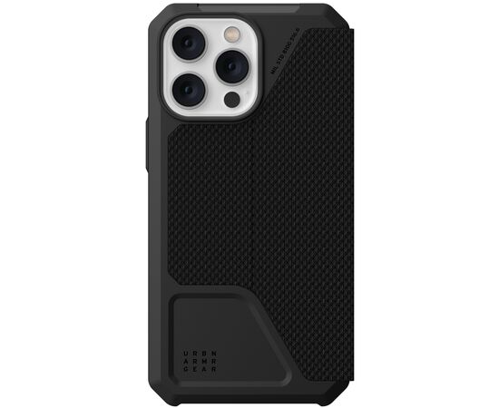Чехол для моб. телефона Uag Apple iPhone 14 Pro Max Metropolis, Kevlar Black (114047113940)