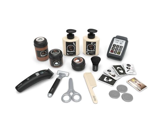 Игровой набор Smoby Toys Барбер Шоп с зеркалом и набором парикмахера (320243), изображение 3 Игровой набор Smoby Toys Барбер Шоп с зеркалом и набором парикмахера (320243), изображение 3