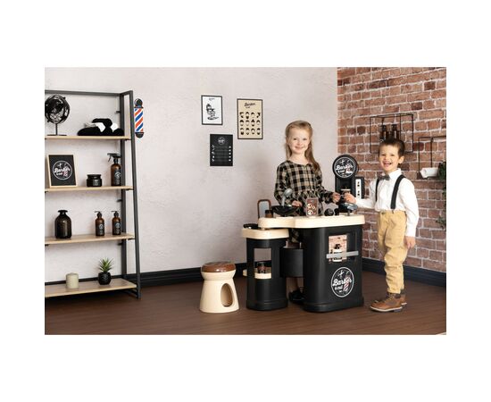 Игровой набор Smoby Toys Барбер Шоп с зеркалом и набором парикмахера (320243), изображение 4 Игровой набор Smoby Toys Барбер Шоп с зеркалом и набором парикмахера (320243), изображение 4