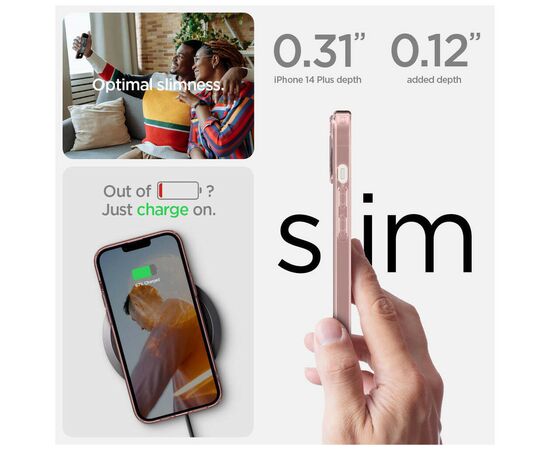 Чехол для моб. телефона Spigen Apple iPhone 14 Plus Ultra Hybrid, Rose Crystal (ACS04897), изображение 11