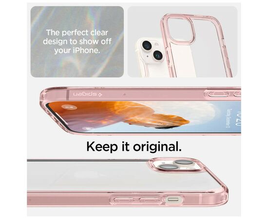 Чехол для моб. телефона Spigen Apple iPhone 14 Plus Ultra Hybrid, Rose Crystal (ACS04897), изображение 9