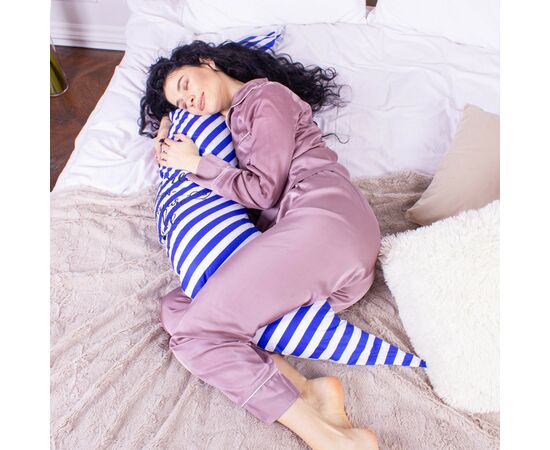 Подушка MirSon для беременных и кормления №8318 Print Line 18-002 Silvi Бязь 30х170х20 см (2200006200437), изображение 5 Подушка MirSon для беременных и кормления №8318 Print Line 18-002 Silvi Бязь 30х170х20 см (2200006200437), изображение 5