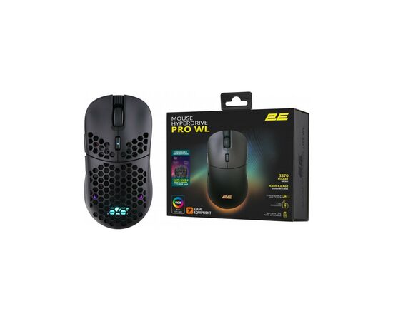 Мышка 2E Gaming HyperDrive PRO RGB Wireless/USB Black (2E-MGHDPR-WL-BK), изображение 11 Мышка 2E Gaming HyperDrive PRO RGB Wireless/USB Black (2E-MGHDPR-WL-BK), изображение 11