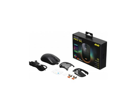 Мышка 2E Gaming HyperDrive PRO RGB Wireless/USB Black (2E-MGHDPR-WL-BK), изображение 12 Мышка 2E Gaming HyperDrive PRO RGB Wireless/USB Black (2E-MGHDPR-WL-BK), изображение 12
