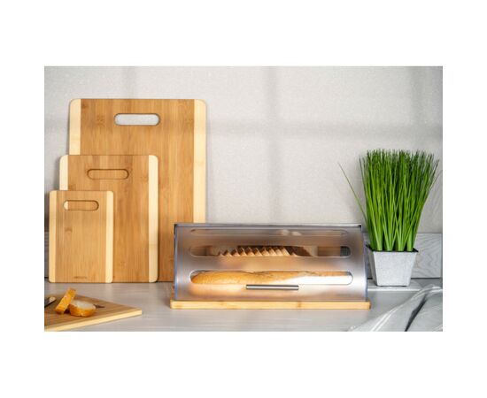 Хлебница Ardesto Gemini Bamboo 39 х 28.5 х 15 см (AR4239BS), изображение 7