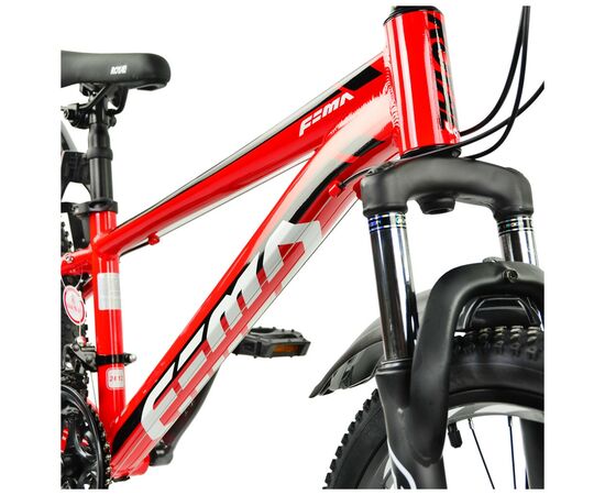 Детский велосипед Royal Baby Fema MTB 1.0 24" Official RU 2021 Красный (RB24-10-RED), изображение 12 Детский велосипед Royal Baby Fema MTB 1.0 24" Official RU 2021 Красный (RB24-10-RED), изображение 12