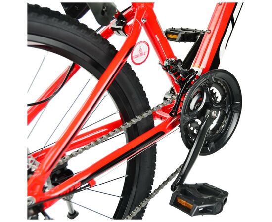 Детский велосипед Royal Baby Fema MTB 1.0 24" Official RU 2021 Красный (RB24-10-RED), изображение 8 Детский велосипед Royal Baby Fema MTB 1.0 24" Official RU 2021 Красный (RB24-10-RED), изображение 8