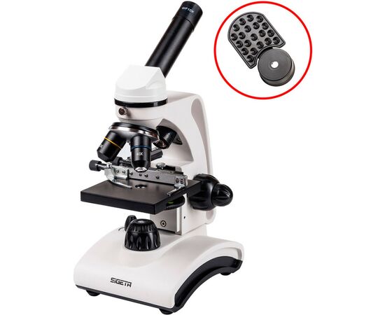 Микроскоп Sigeta Bionic 40x-640x + смартфон-адаптер (65275), изображение 2 Микроскоп Sigeta Bionic 40x-640x + смартфон-адаптер (65275), изображение 2
