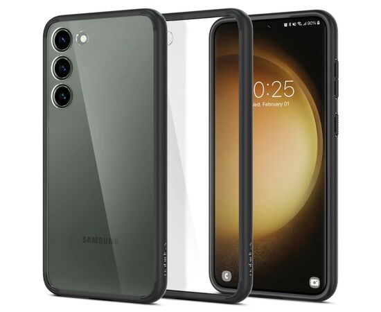 Чехол для мобильного телефона Spigen Samsung Galaxy S23 Ultra Hybrid, Matte Black (ACS05715), изображение 2 Чехол для мобильного телефона Spigen Samsung Galaxy S23 Ultra Hybrid, Matte Black (ACS05715), изображение 2